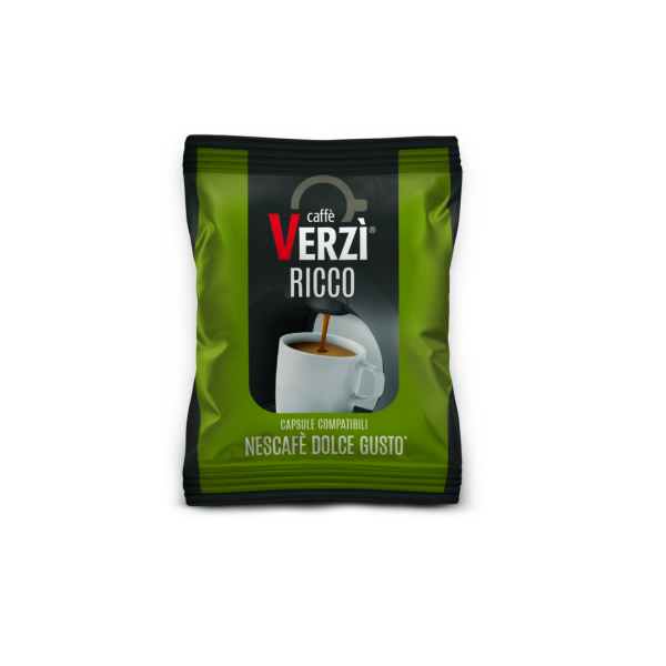 50 Capsule Aroma Ricco Nescafè Dolce Gusto Verzì