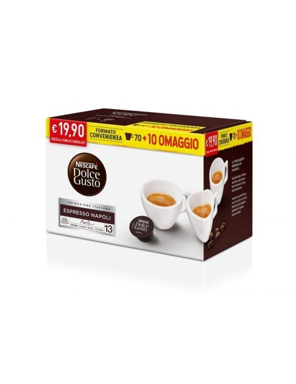 Nescafè dolce gusto espresso napoli 70+10
